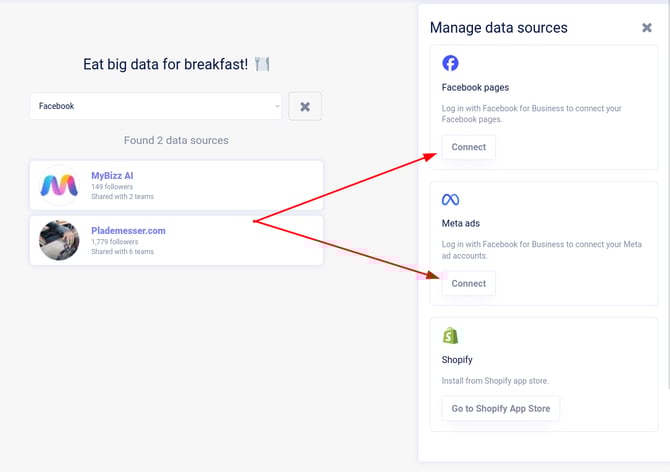 connect data